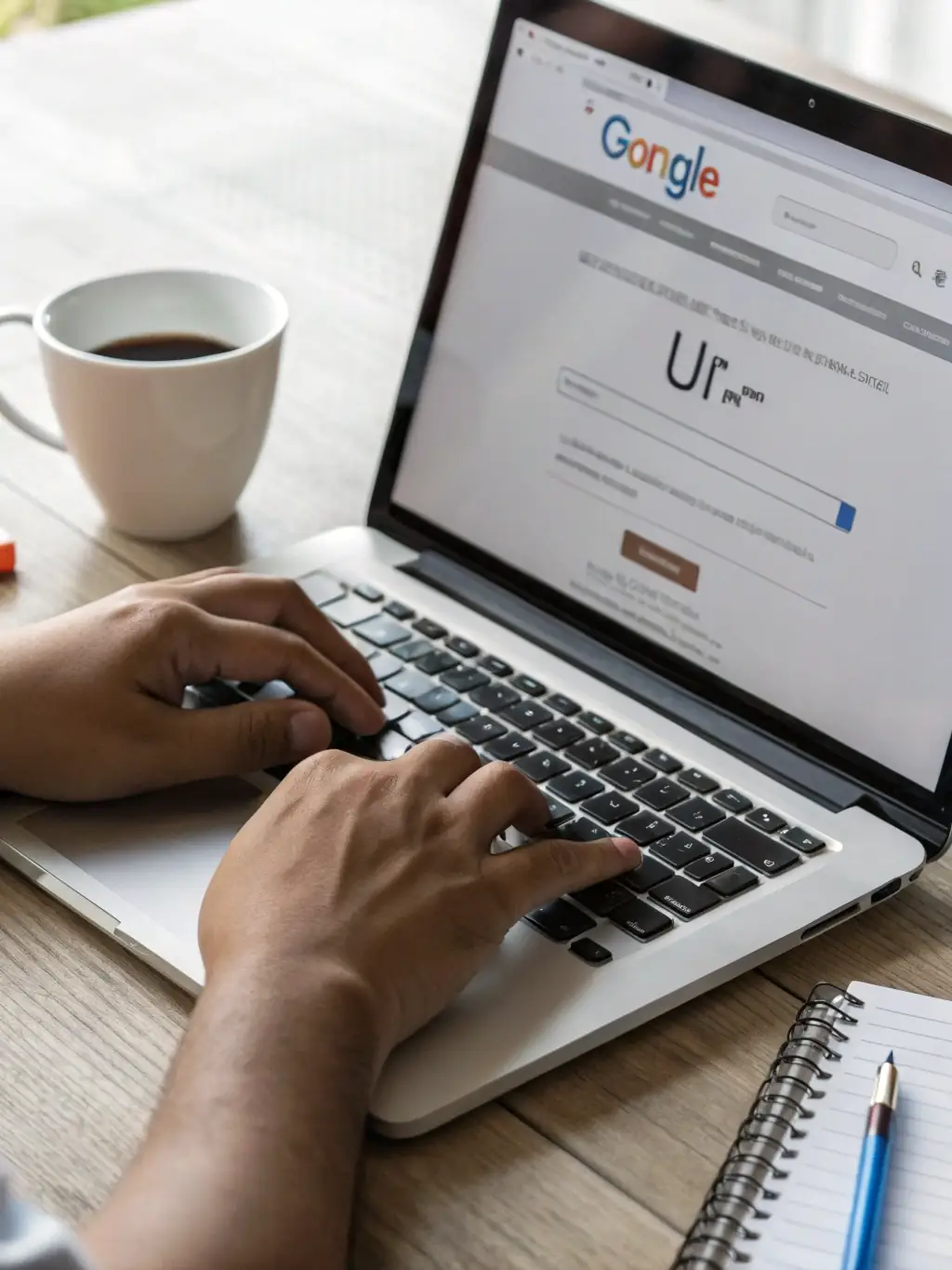 A visual representation of a form URL being entered into Form-Ok's system, emphasizing the simplicity of the setup process.